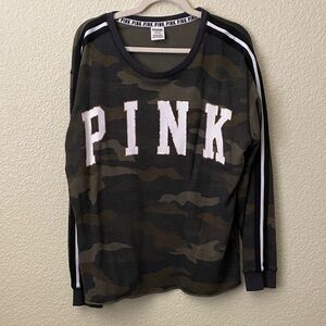 Victoria's Secret Pink Gray and White Trim